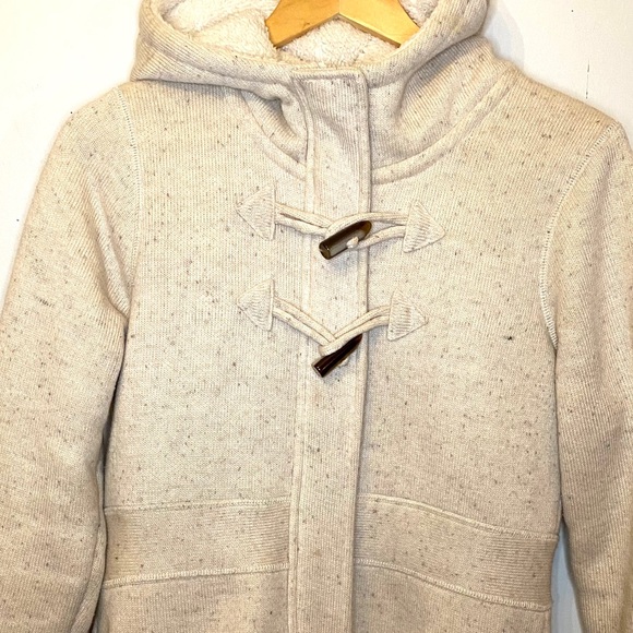 SOLD*****BENCH Warm Cream Toggle Coat - Picture 2 of 12